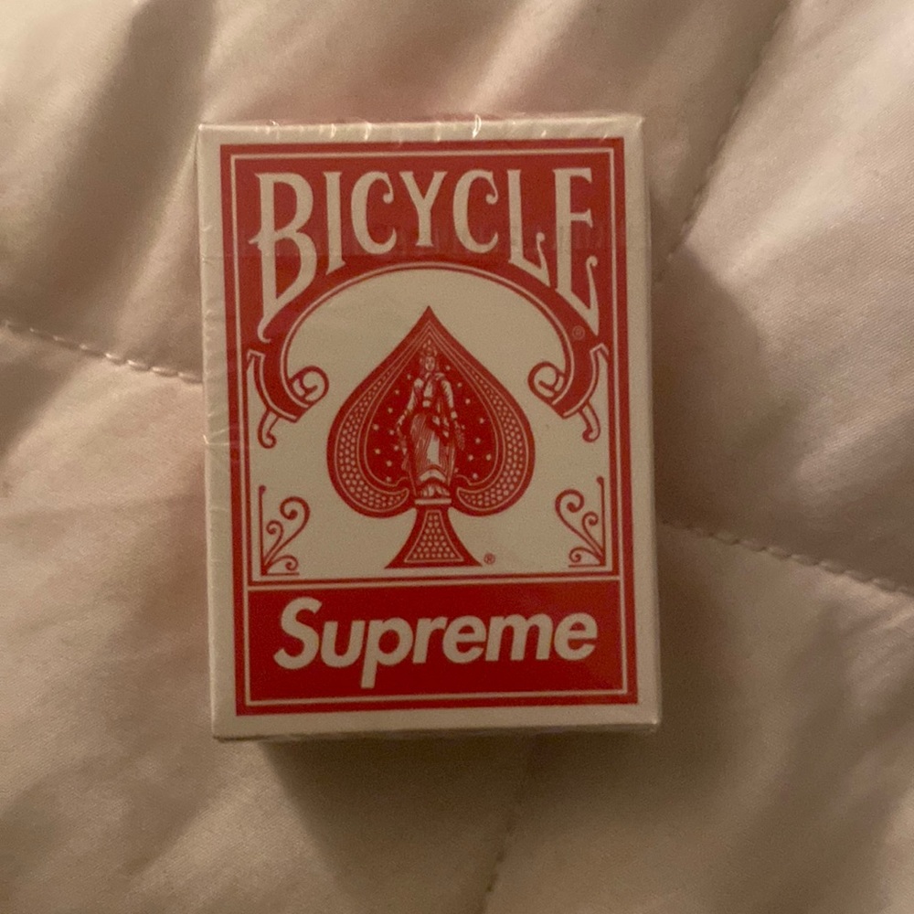 Supreme miniature playing cards unopened